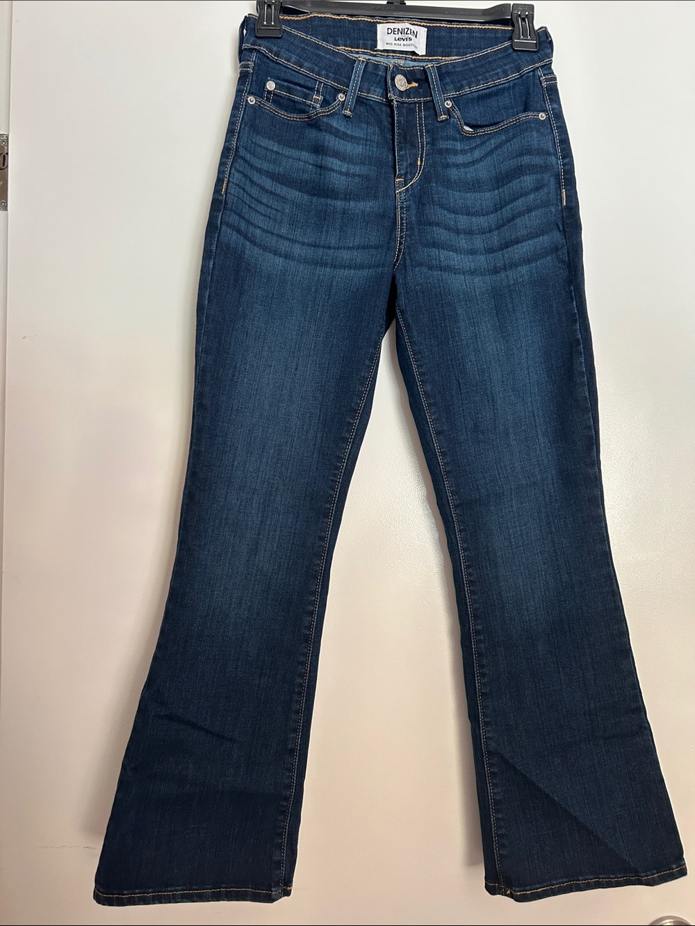 Denizen from Levi's Women's Dark Mid Rise Boot Cut Jeans